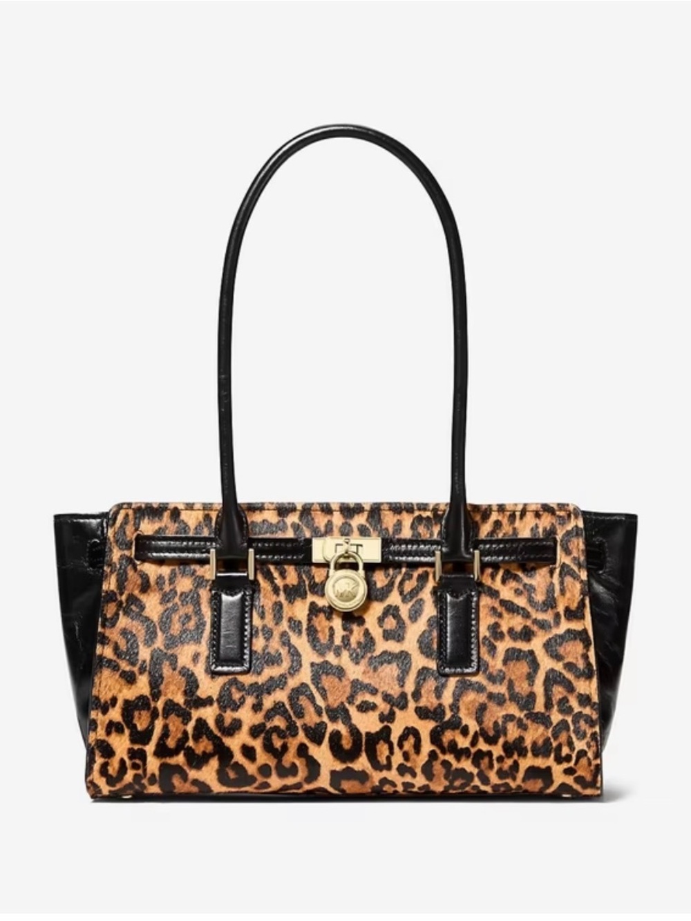 MICHAEL MICHAEL KORS Hamilton Moderne Leopard Print Calf Hair Satchel